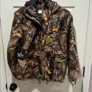 Kids Burly Camo  Camouflage Jacket coat Like new hunting